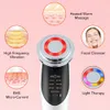 Ansiktsvårdsenheter 7 i 1 Face Lift Device RF Microcurrent Skin Rejuvenation Led Massager Light Therapy Anti Aging Wrinkle Beauty Apparatus 230308