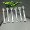 New Coloured Spotted Flat-mouthed Pipes Glass Bongs Glass Smoking Pipe Water Pipes Oil Rig Glass