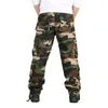 Mens Calças Camuflagem Camo Carga Homens Casual Algodão Multi Bolso Calças Longas Hip Hop Corredores Macacões Urbanos Militar Tático 230309