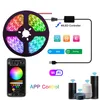 Tiras LED DREAM LUZES RGB TRILHA DIY DIY Backlight para Sala Sincroniza Fita Diodo Diodo Controle Wi-Fi 1-5m Kit 5vled Stripsle