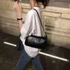 Marsupi Stile coreano Vintage Tinta unita PU Borsa a tracolla da donna Pacchetto Casual semplice