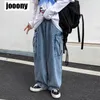 Heren jeans wide been denim jeans heren herfst daddy trend student los rechte leggy broek Japanse Japanse losse hiphop 230308