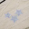 Women's Knits Tee's Tees Autumn Tay Star Embroidered Cardigan Lor Vneck Knitted Sweater Fashion Warm Swif T Beige Holiday 230308