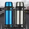 Bouteilles d'eau 0,8 L / 1L / 1,2 / 1,5 / 1,6 L de voyage thermosflasque thermos à eau bouteille de café en acier inoxydable tasse tasse de tasse de chauffage à froid 230309