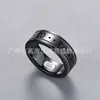 60% OFF 2023 New Luxury High Quality Fashion Jewelry for same antique double black and white ceramic ring couple's straight jewelry