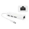 Ny USB Ethernet -typ C -C 3,1 till 3.0 HUB LAN RJ45 Nätverksadapter för MacBook US