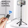 L03 L03 اللاسلكي اللاسلكي Selfie Sticke مع Monopod قابلة للطي ثلاثي القوائم لنظام iOS Android iPhone 14 Pro GoPro Cameras