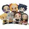 Devil's Blade Anime Plush Gevulde speelgoed Cute Dolslsl Demon Slayer Manga Doll Kimetsu Nee Yaiba Tanjirou Nezuko Children's Gift Decor