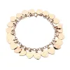 Bracelet femme chaîne design femme 24 coeurs bracelet bijoux amour bracelet or argent or rose comme petite amie cadeau de Noël