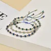 Bracelets de charme Zmzy fait à la main minuscule chaîne perlée bracelet à facettes pierre naturelle pour les femmes bijoux vintage simples Miyuki braclets