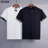 DSQ PHANTOM TURTLE Men's T-Shirts Mens Designer T Shirts Black White Back Cool T-shirt Men Summer Fashion Casual Street T-shirt Tops Plus Size M-XXXL 158391