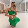 Casual jurken mozision sexy backless maxi jurk voor vrouwen gewaad winter off-shoulder mouwloze bodycon ruched lange vestido