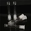 유리 downstem 14mm 18mm 남성 여성 줄기 드롭 다운 어댑터 물 봉에 대한 물 담뱃대 Dab Rigs 유리 재 포수