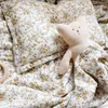 Oreillers Corée Fleur Coton Bébé Oreiller pour né Bébé Enfants Floral Mousseline Literie Oreillers Décoratifs Enfants Bébé Coussin Oreiller 230309