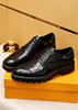 2023 Mens Dress Shoes Leather Leather Lace Up Platfor