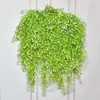 Dekorativa blommor 80 cm lång konstgjord admiralitet pil Vine Home Garden Wedding Party Wall Hanging Garland Decoration Gröna falska växter