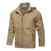 Mens Jackets Autumn Men Waterproof Military Shark Skin Soft Shell Outdoor Outwears Fashion Windbreaker Hooded Coats Male 230309