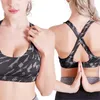 Yoga outfit Women Cross Back Push Up Padded Sports Bras Wirefree stockproof Gym Fitness Athletic Running Crop Top Deportivo Mujer