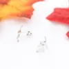 Boucles d'oreilles à tige petites branches et feuilles pour femmes Bijoux de mode boucle d'oreille en acier inoxydable accessoires de mariage Bijoux Femme