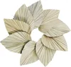Decorative Flowers 10Pcs Dried Palm Leaves Fans Bohemian Spears Artificial Plants Tropical