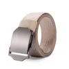 Riemen stijl 3,8 cm nylon canvas riem met glanzende legering buckle head European and American Explosive Fashion Casual