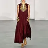 Vestidos casuais vestido para mulheres longas 2023 moda verão v pesco