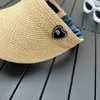 Nueva visera de diseñador parasol de alta calidad esencial de verano cuatro colores disponibles protección solar de verano esencial fashionbelt006