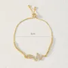 S3497 Fashion Jewelry Snake Bracelet For Women Zircon Snakes Charm Adjustable Chain Bracelets