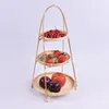 Storage Baskets Bamboo Weaving Straw creative Fruit Basket rack Wicker Bread Food Storage Kitchen Decorate Plate tray Panier Osier Container 230310