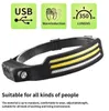 Multi-Function Induction Sensor LED Headlights Smart Headlamps USB Rechargeable COB LED Headlight Outdoor Running Cycling headlamps