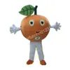 Orange Frucht-Maskottchen-Kostüme, Karneval, Halloween, Geschenke, Unisex, Außenwerbung, Outfit, Anzug, Urlaub, Feier, Zeichentrickfigur, Maskottchen-Anzug