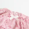 Pijamas Ropa de descanso para niñas Primavera y otoño Pijamas rosas para niñas Vestido cómodo de algodón para niñas Ropa de descanso para bebés Ropa para niños 230310