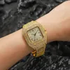 urządzenia vvs designer zegarki najwyższej jakości urządzenia do noszenia dla eleganckich dżentelmenów mężczyzn kobiety wspaniałe prezenty! W pełni diamentowy zegarek z pudełkiem