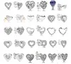 925 libbre d'argento New Fashion Charm per Pandora 2023 Love Series Cuore intrecciato Orecchini cuore nobile Orecchini moda