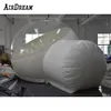 Barraca de bolha inflável transparente de 4 m de diâmetro para casa Air Dome Iglu transparente com túnel único para reboque de quartos Barracas de privacidade