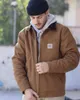 carharrt 남성 재킷 빈티지 스타일 클래식 디자이너 디트로이트 작업 코트 재킷 스트리트웨어