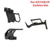 Tactical Rail Base Adapter System G17 G18 G19 Carbine Kit Accessoriesのクイックリロードマウントストック275y