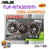 ASUS TUF RTX3070TI O8G GAMING ROG RTX 3070 TI Graphics Card GDDR6X 256bit 8nm OC 1875 MHz GPU Motherboard Placa De Vdeo LHR New