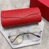 56% Sunglasses version new personalized fashion glasses frame men's metal large square flat lens women's ct0253 can be matched with degreesKajia New