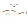 40 % RABATT auf neue Herren- und Damen-Sonnenbrillen des Luxusdesigners 20 % RABATT auf Karte Mode kleine Box Original-Bein Optischer Rahmen Holz Flut Brille Kajia