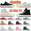 클래식 캔버스 남성 여성 캐주얼 신발 Chucks All Star 70 High Low Flats Ox Black White Red Sunflower Midnight Clover Moonstone Violet Mens Womens 1970 Sneaker