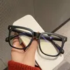 Солнцезащитные очки Большой рамки анти -синие световые бокалы миопий