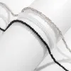 Choker Salircon Fashion Crystal Faceted Glass kralen Handgemaakt voor vrouwen Mini Black Necklace Bohemia Sieradenfeestje Gift