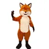 Costumes de mascotte de renard super mignons et sympathiques, robe de soirée fantaisie d'halloween, personnage de dessin animé, carnaval, noël, pâques, publicité, fête d'anniversaire