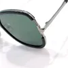 Neue Modedesign Square Sonnenbrille 809k Klassischer Metallrahmen Einfache und vielseitige UV400 -Schutzbrille