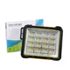 100W Solar Flood Lights Multifunctional Portable Work Lamp IP66 Waterproof Outdoor Floodlight 192LED Rechargeable Handheld Work Lights