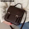 Evening Bags Elegant Female Tote Mini Bag High Quality PU Leather Women's Designer Handbag Vintage Ladies Shoulder Messenger Bag 230309