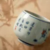 Tazze Piattini Loto cinese antico Tazza da tè vintage Botte in ceramica Caffè Bella tazza da tè Articoli da tè A Of