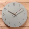 Horloges Murales Cuisine Horloge Murale Simple Ronde Horloge Murale Classiques Silencieux Numéro MDF Horloge En Bois Pour Chambre Bureau Salon Décor Cadeau 230310