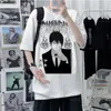 Men's T Shirts Chainsaw Man Pochita Makima Tshirt Men Funny Harajuku Anime Tee Male 2000s Clothing